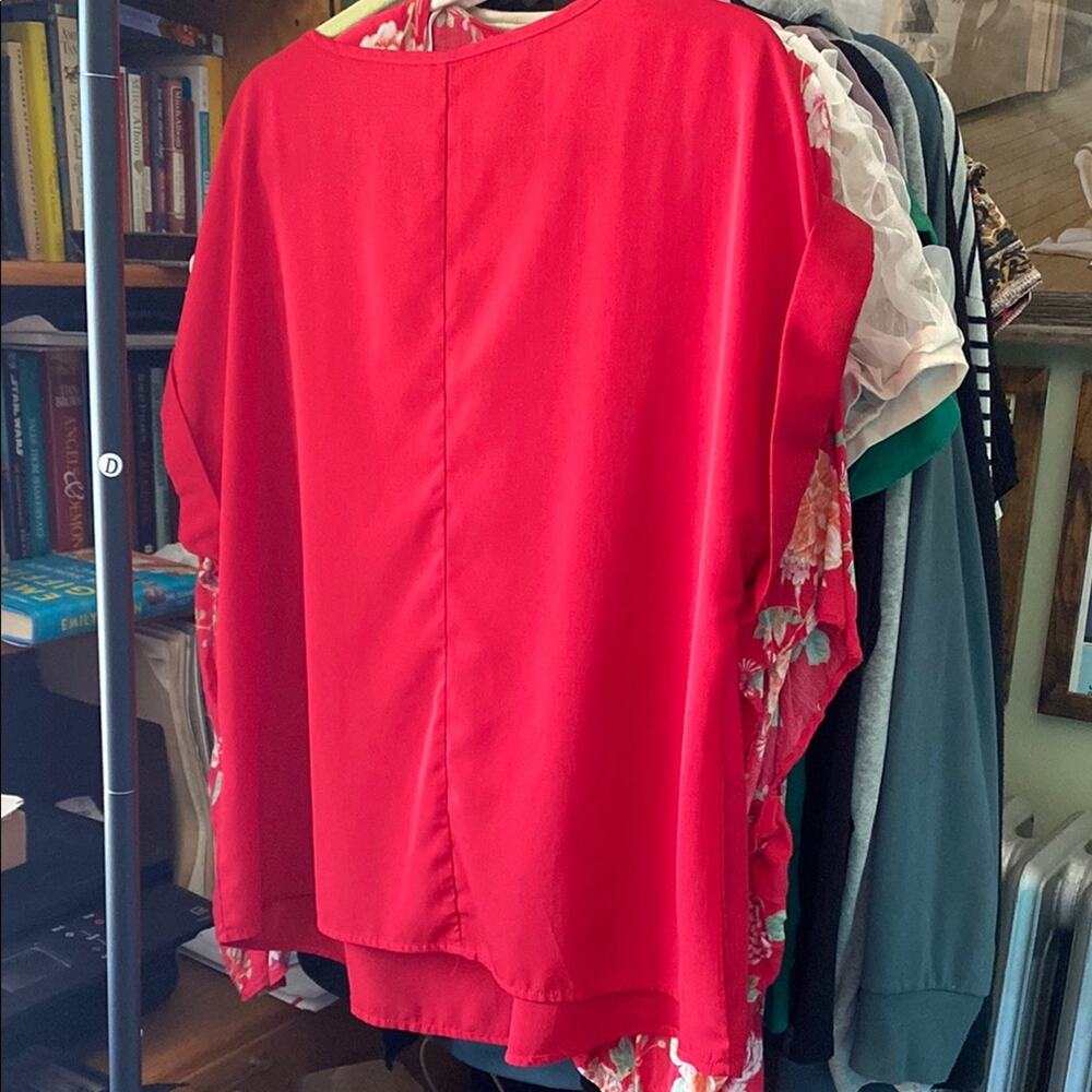 Shein Women's Red Blouse - Picture 6 of 6